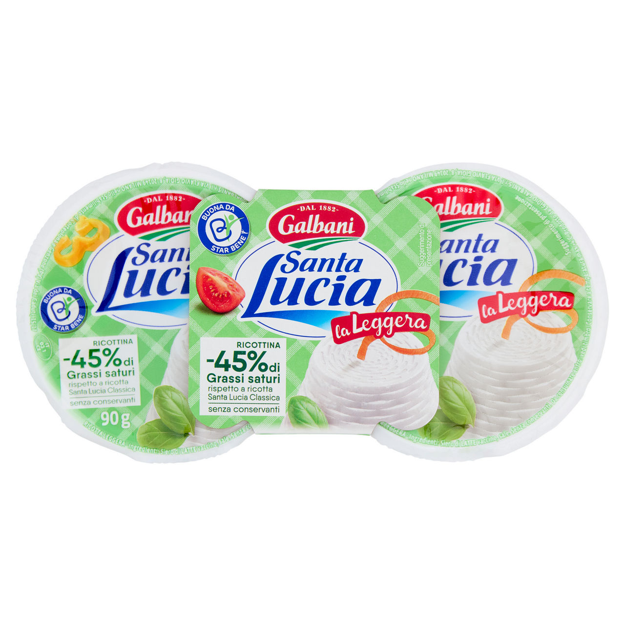 Ricottina light 2 pz da 90 gr - Immagine 01