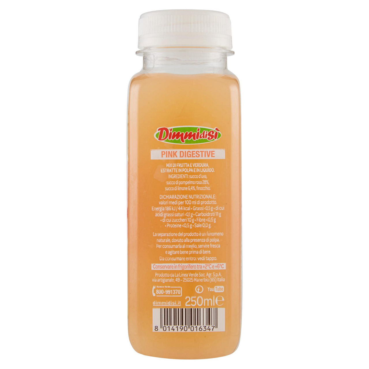 Estratto di pompelmo rosa e limone 250 ml - Immagine 11