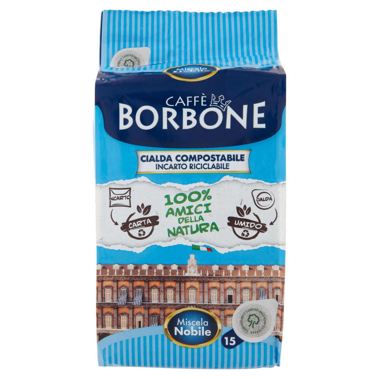 Caffè in cialde blu 15 pz 108 gr - Immagine 01