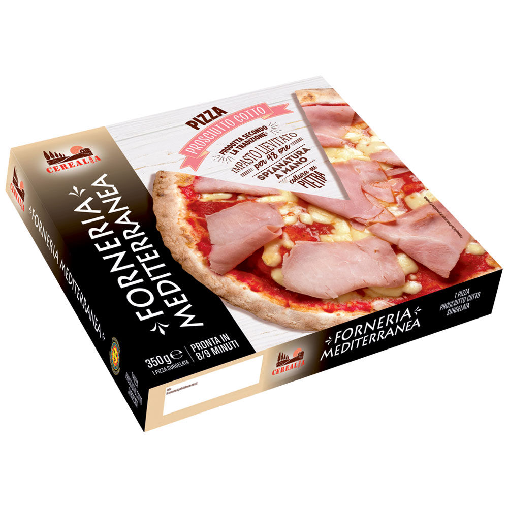 Pizza prosciutto cotto 350 gr - Immagine 01