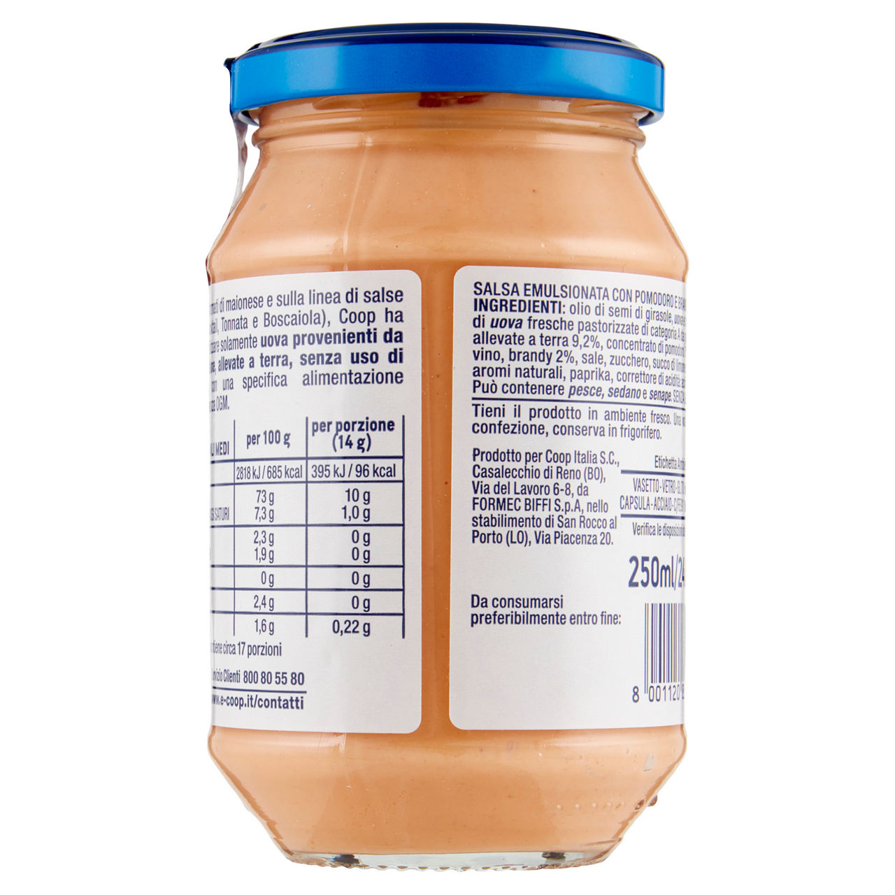 Salsa cocktail coop senza uso di antibiotici vaso vetro g240 - Immagine 41