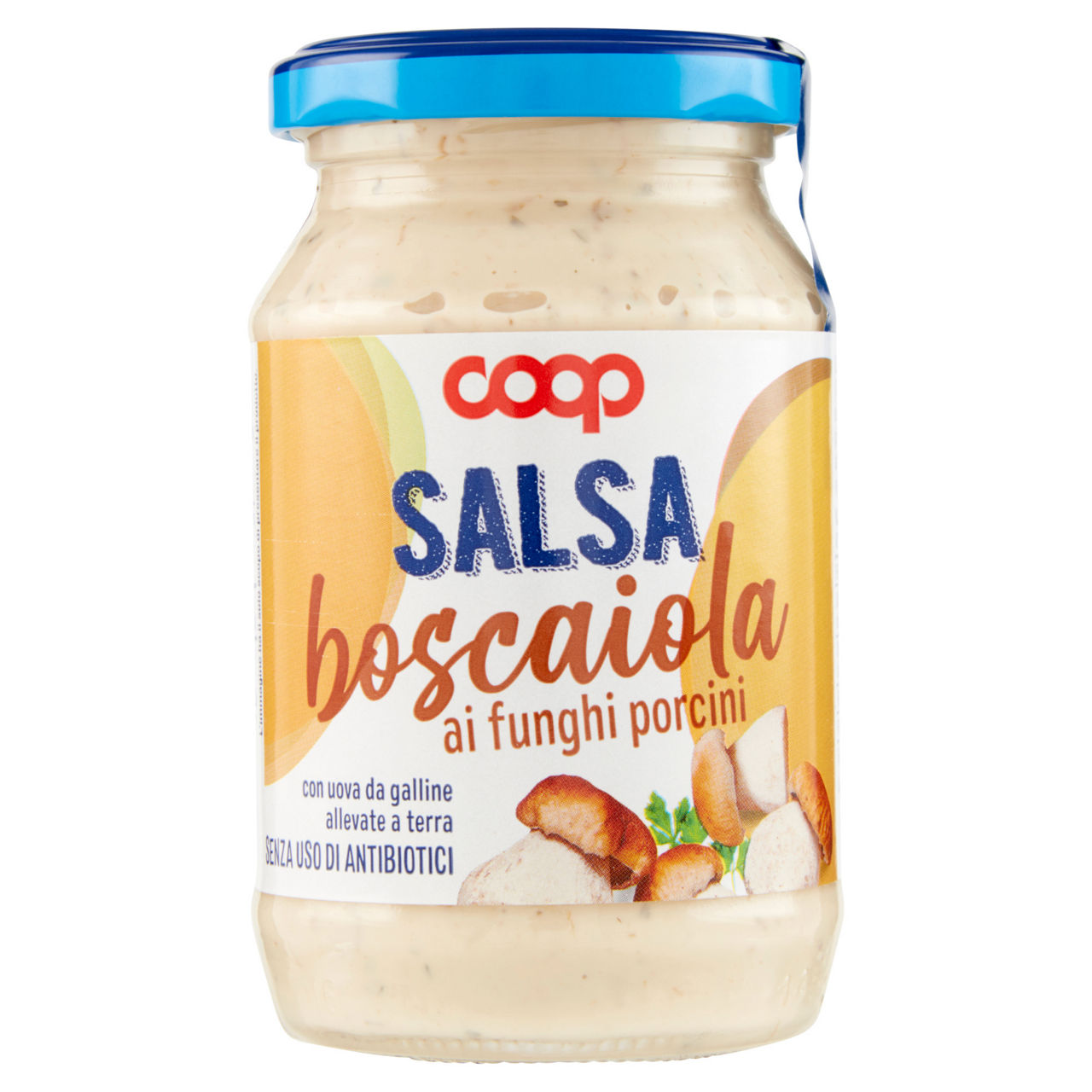 Salsa boscaiola coop funghi porcini  s/uso antibiotici vaso vetro g240