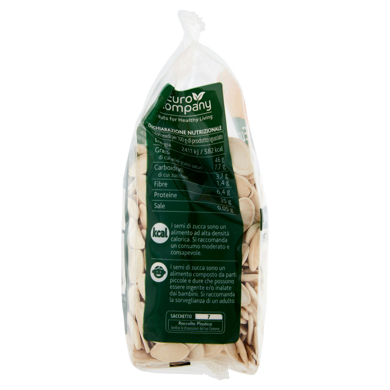 Semi di zucca tostati non salati 200 gr - Immagine 21