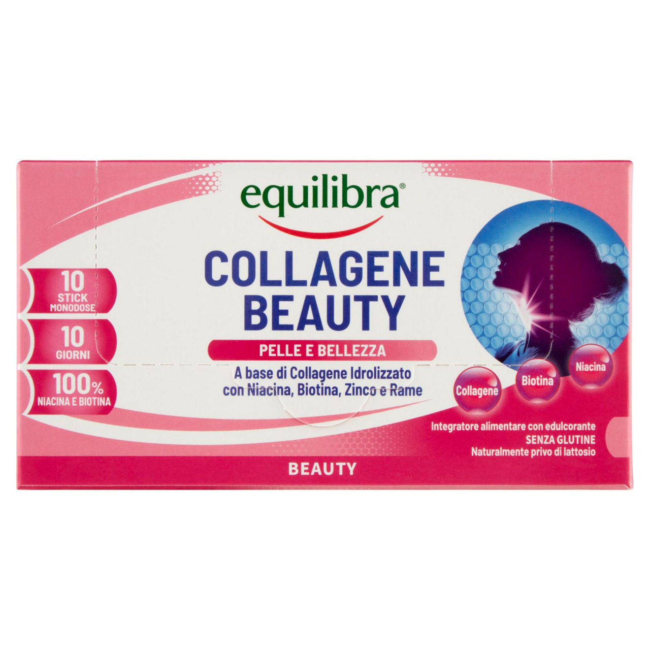 COLLAGENE BEAUTY EQUILIBRA 10 STICKPACK ML100 - Immagine 01