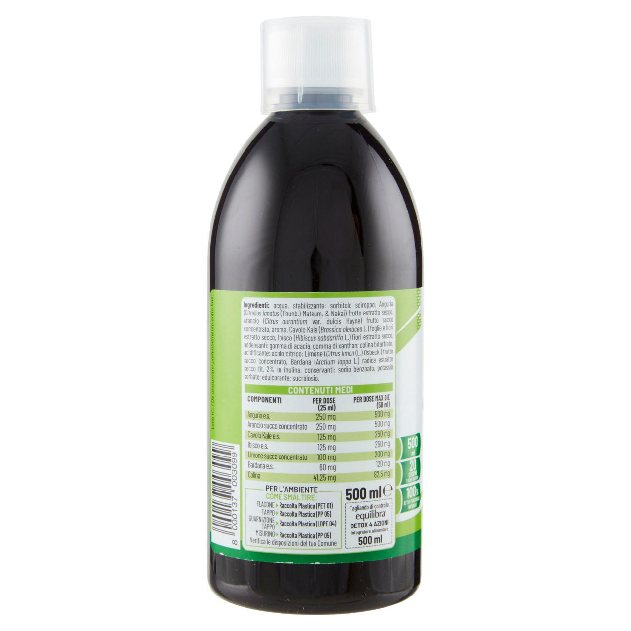 DETOX 4 AZIONI EQUILIBRA ML 500 - Immagine 11
