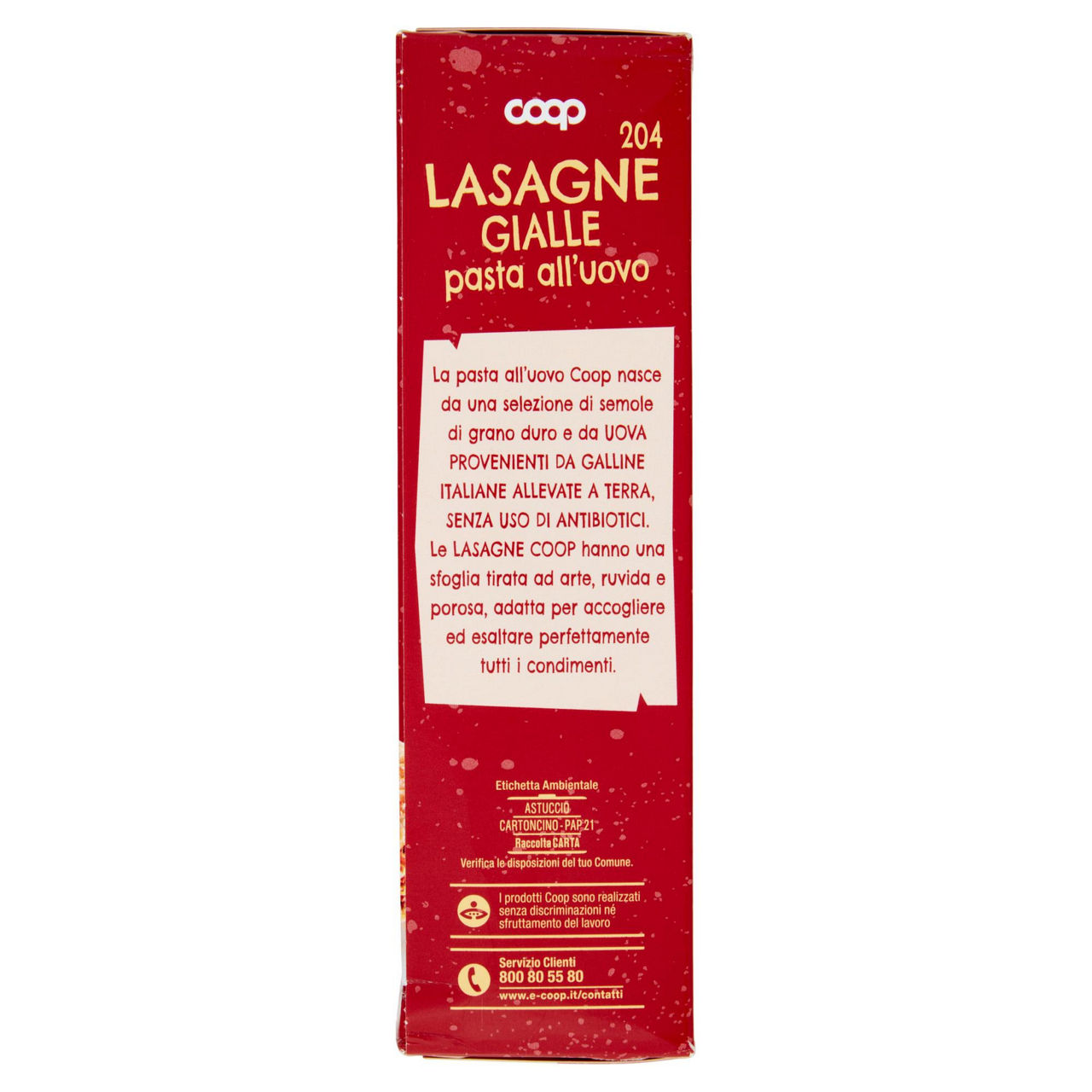 Lasagne gialle 204 pasta all'uovo 500 g - Immagine 41