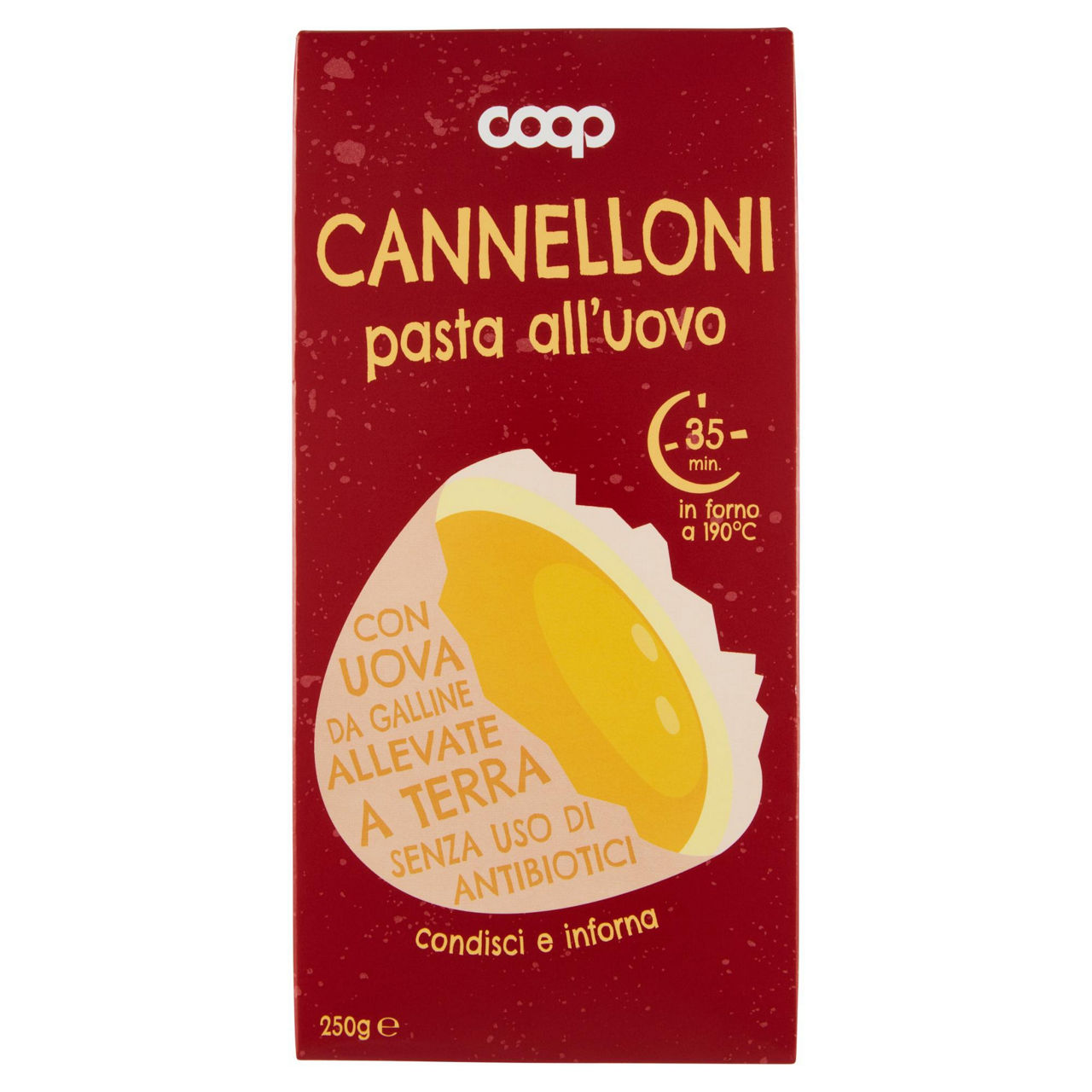 Cannelloni pasta all'uovo 250 g - Immagine 01