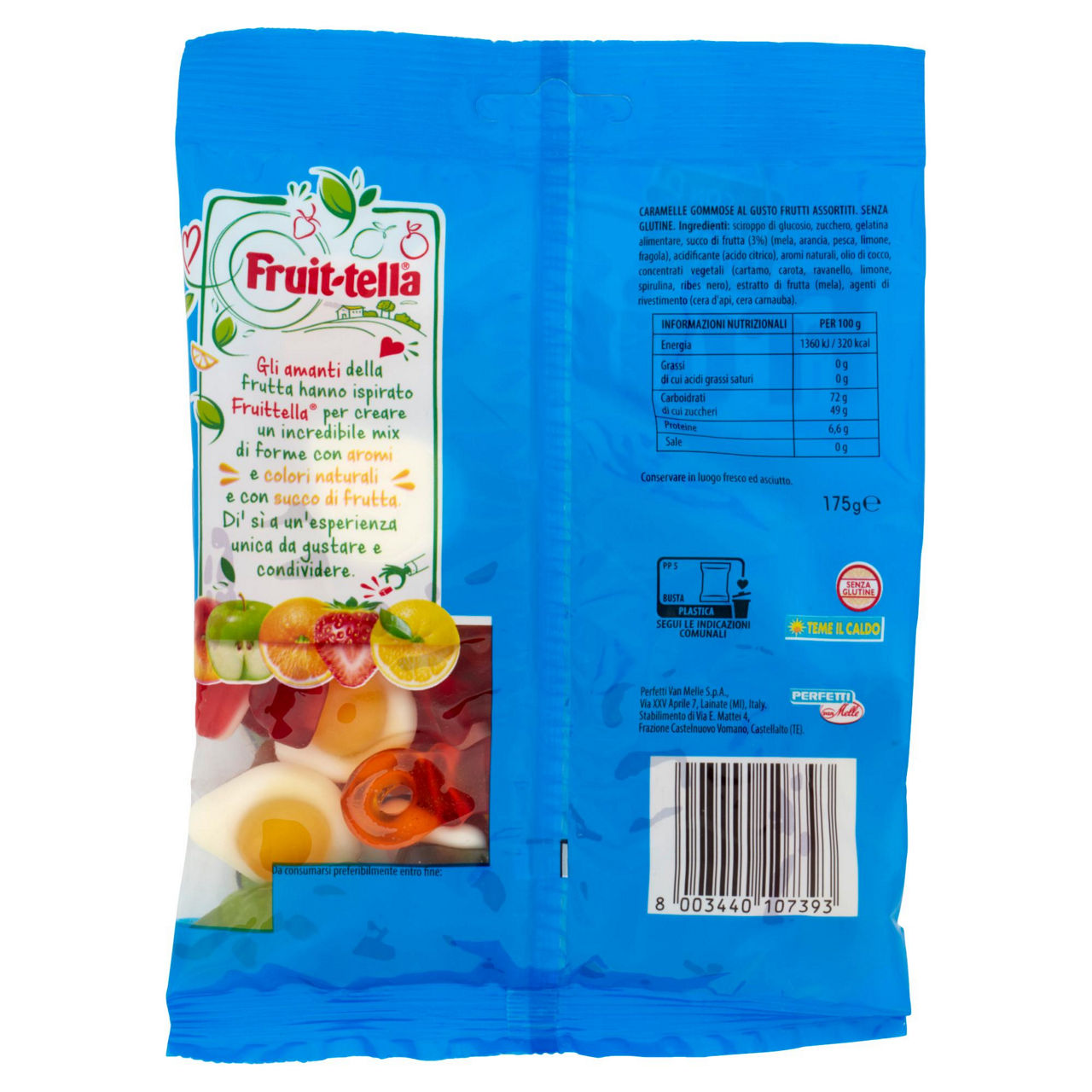Caramelle gommose alla frutta assortita Crazy Mix 175 gr - Immagine 51