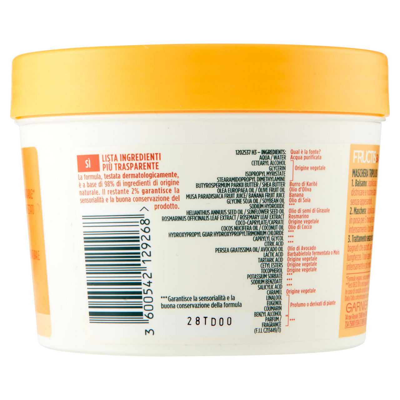 Maschera per capelli nutriente banana 390 ml - Immagine 21