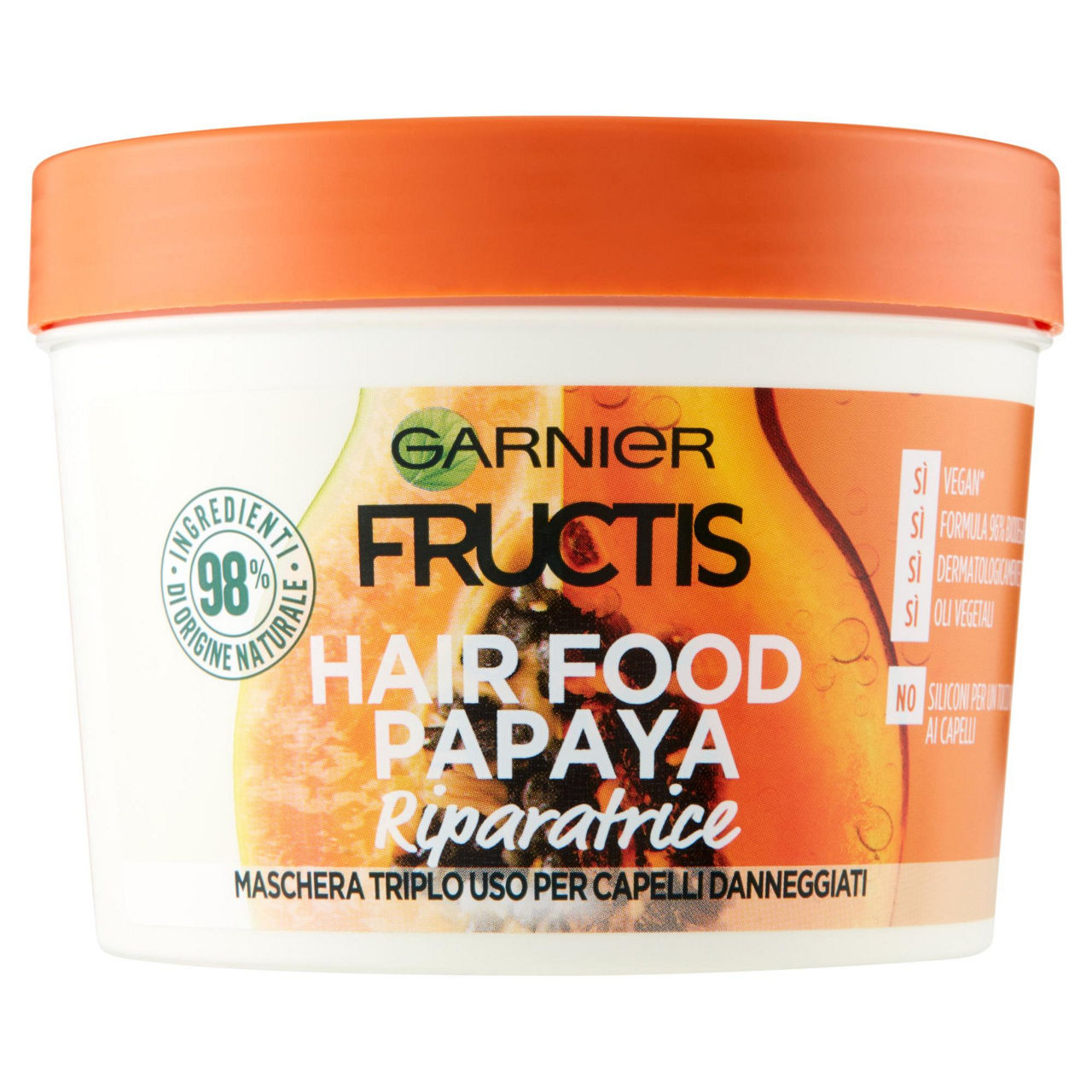 Maschera per capelli riparatrice papaya 390 ml - Immagine 01