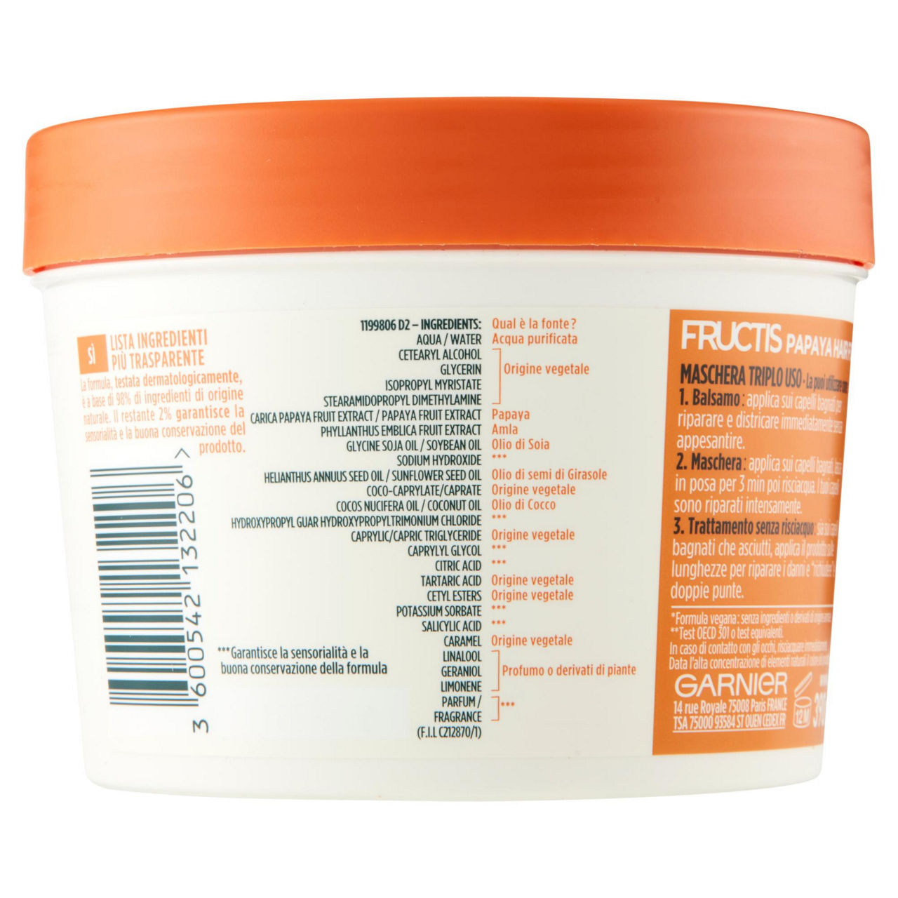 Maschera per capelli riparatrice papaya 390 ml - Immagine 21