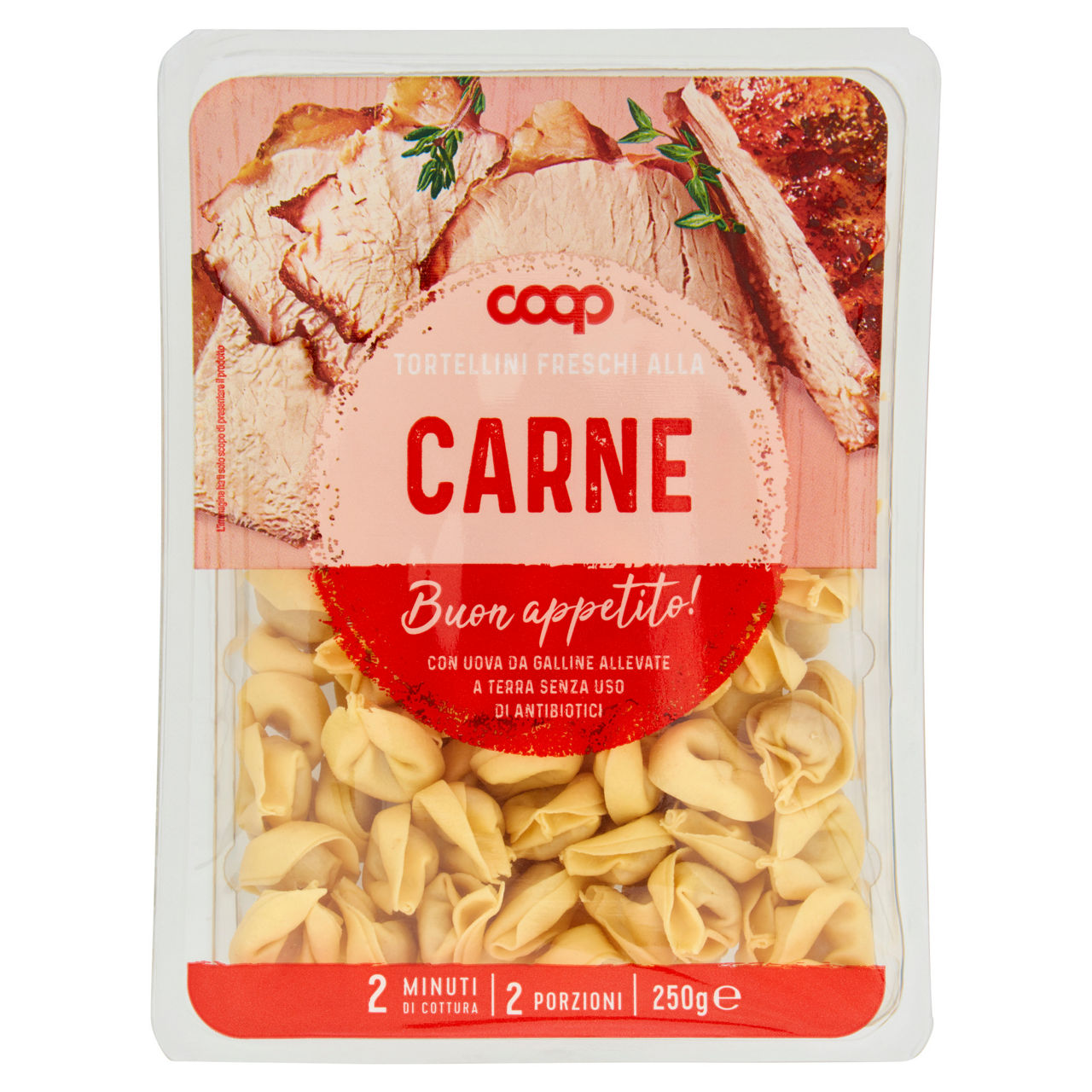 Tortellini freschi alla carne 250 gr - Immagine 01