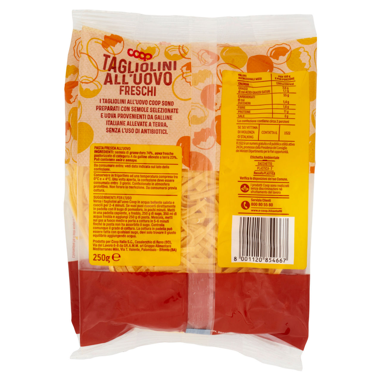 Tagliolini freschi all'uovo 250 gr - Immagine 41