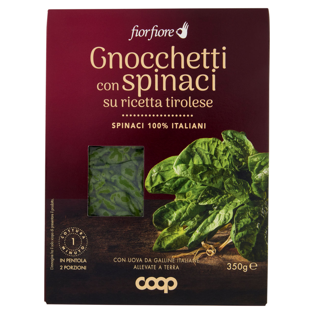 Gnocchetti freschi con spinaci alla Tirolese 350 gr - Immagine 01