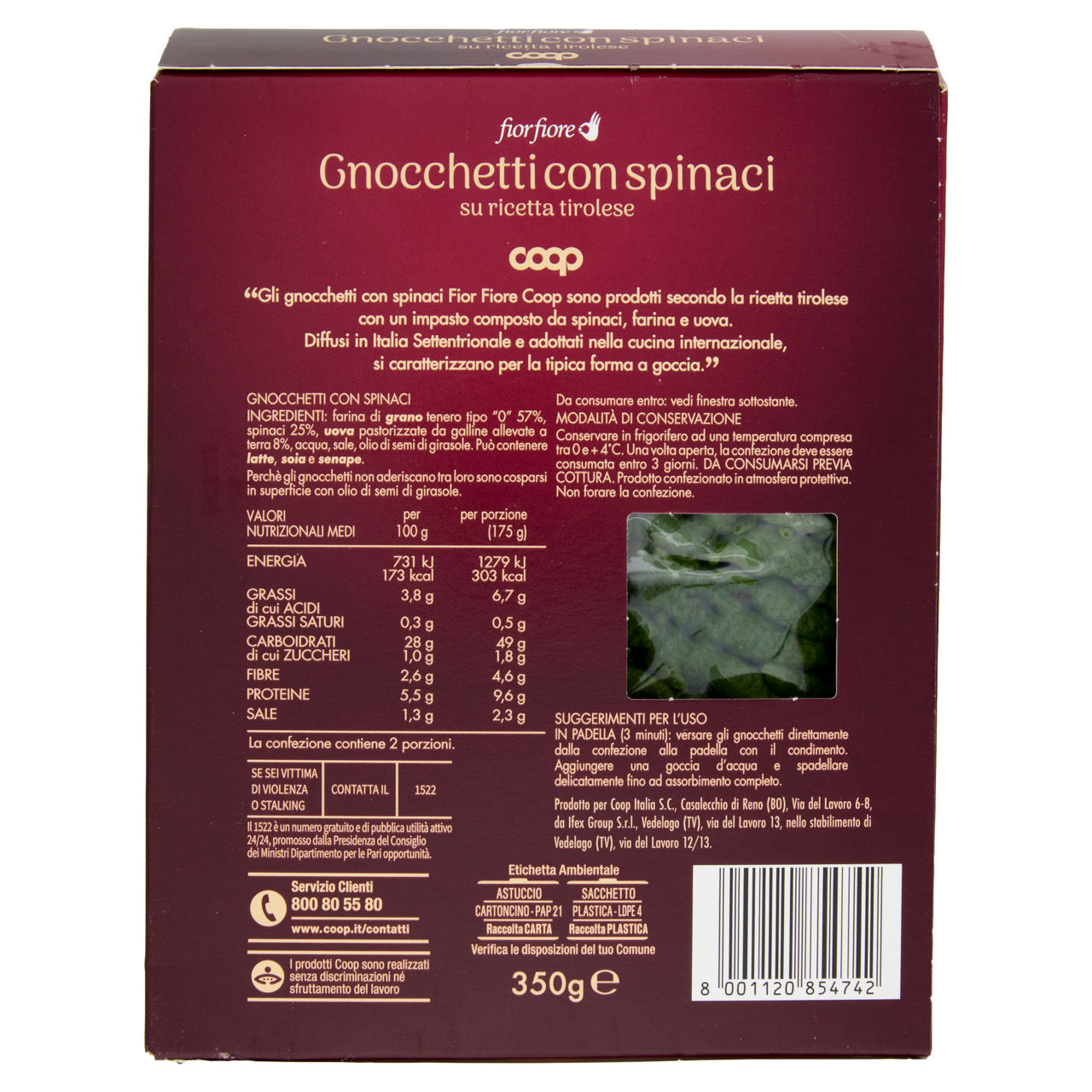 Gnocchetti freschi con spinaci alla Tirolese 350 gr - Immagine 11