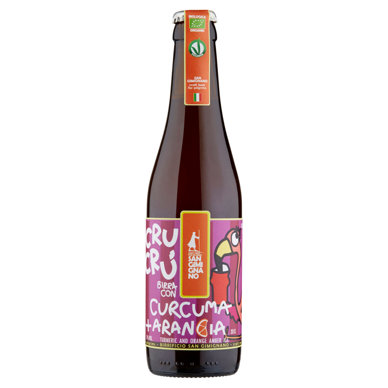 Birra bio curcuma-arancia 33cl - Immagine 01