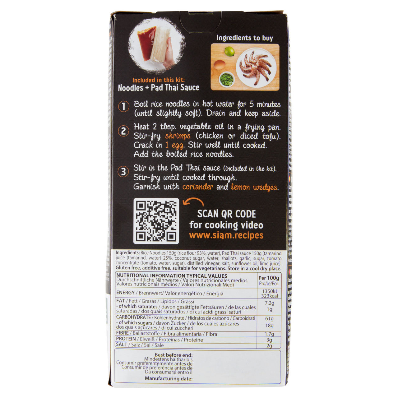 Kit per preparazione giapponese noodles di riso e salsa pad thai 300 gr - Immagine 51