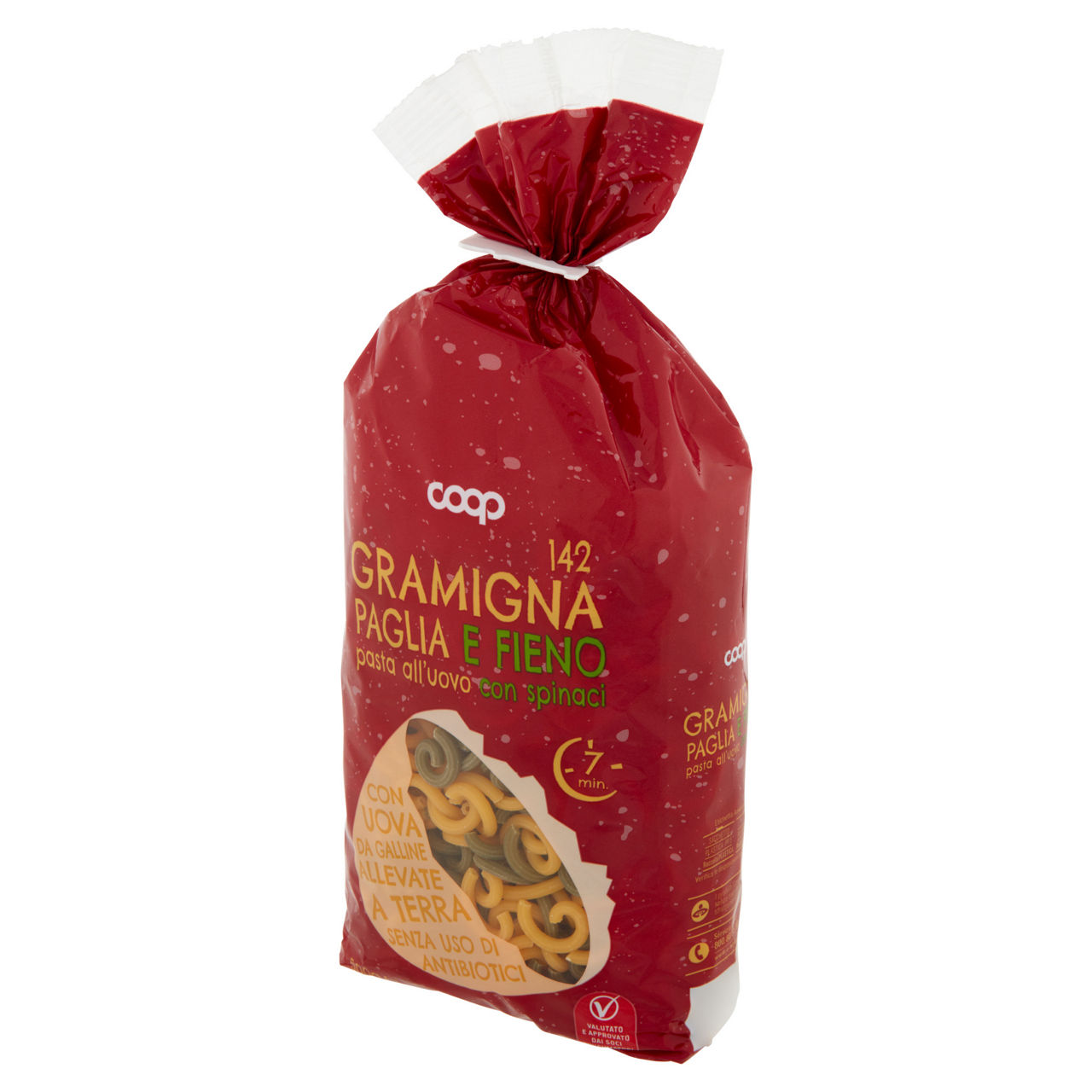 Gramigna paglia e fieno 142 pasta all'uovo con spinaci 500 g - Immagine 51