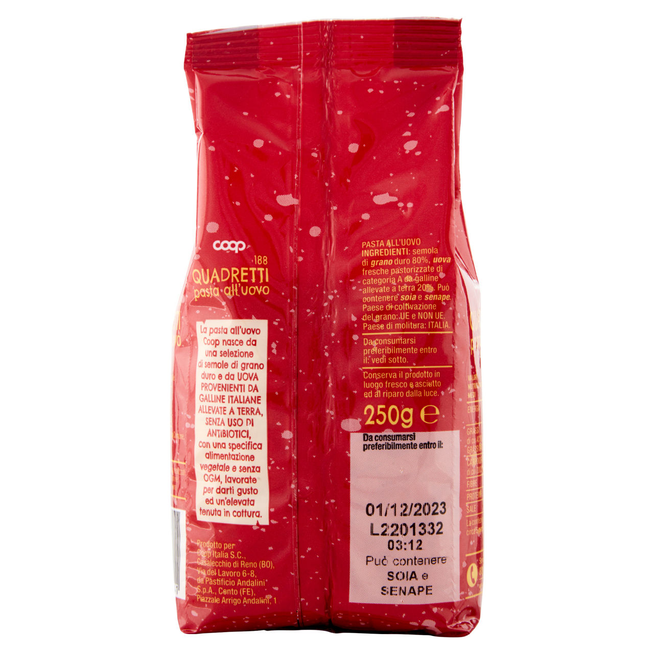 Quadretti n. 188 pasta all'uovo 250 gr - Immagine 31