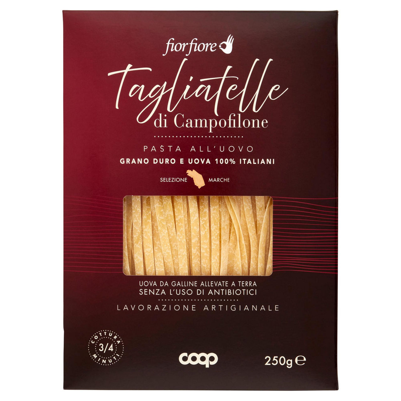 Tagliatelle di Campofilone pasta all'uovo 250 gr - Immagine 01