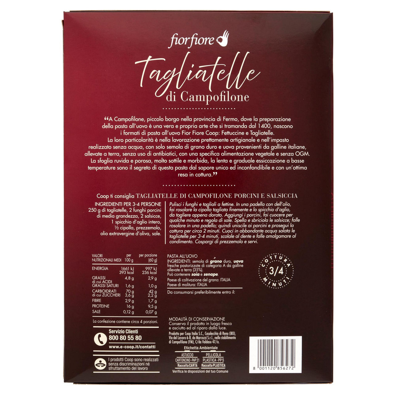 Tagliatelle di Campofilone pasta all'uovo 250 gr - Immagine 11