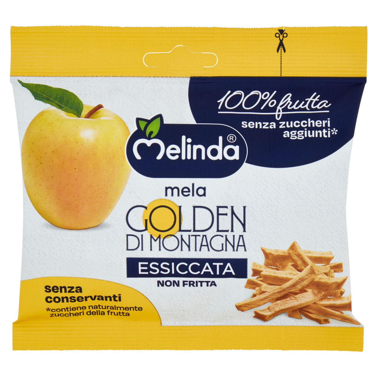 Mela Golden di montagna essiccata 20 gr