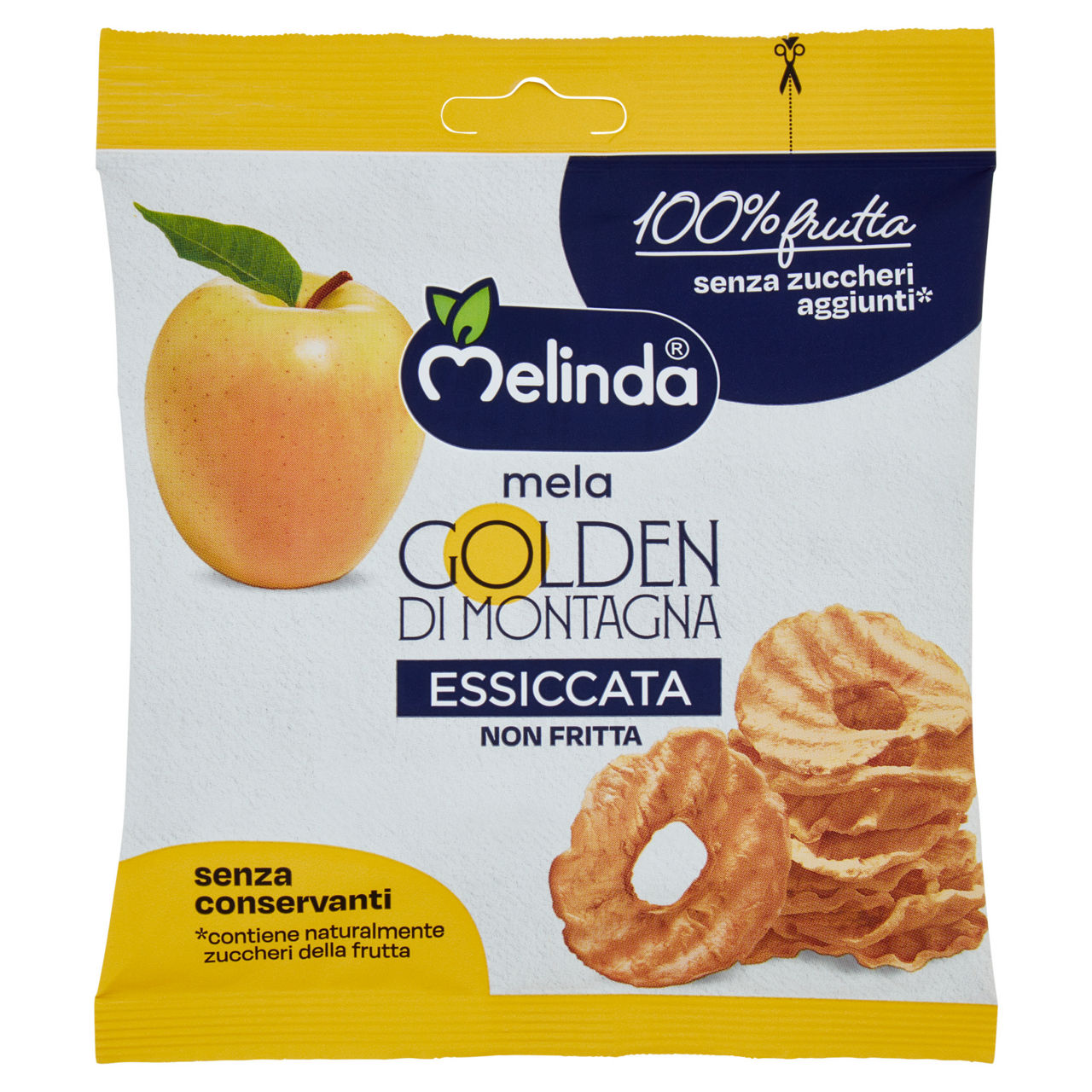 Rondelle di mela essiccata 20 gr
