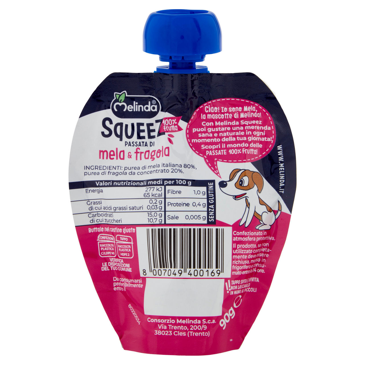Passata di mela e fragola squeez 90 gr - Immagine 21