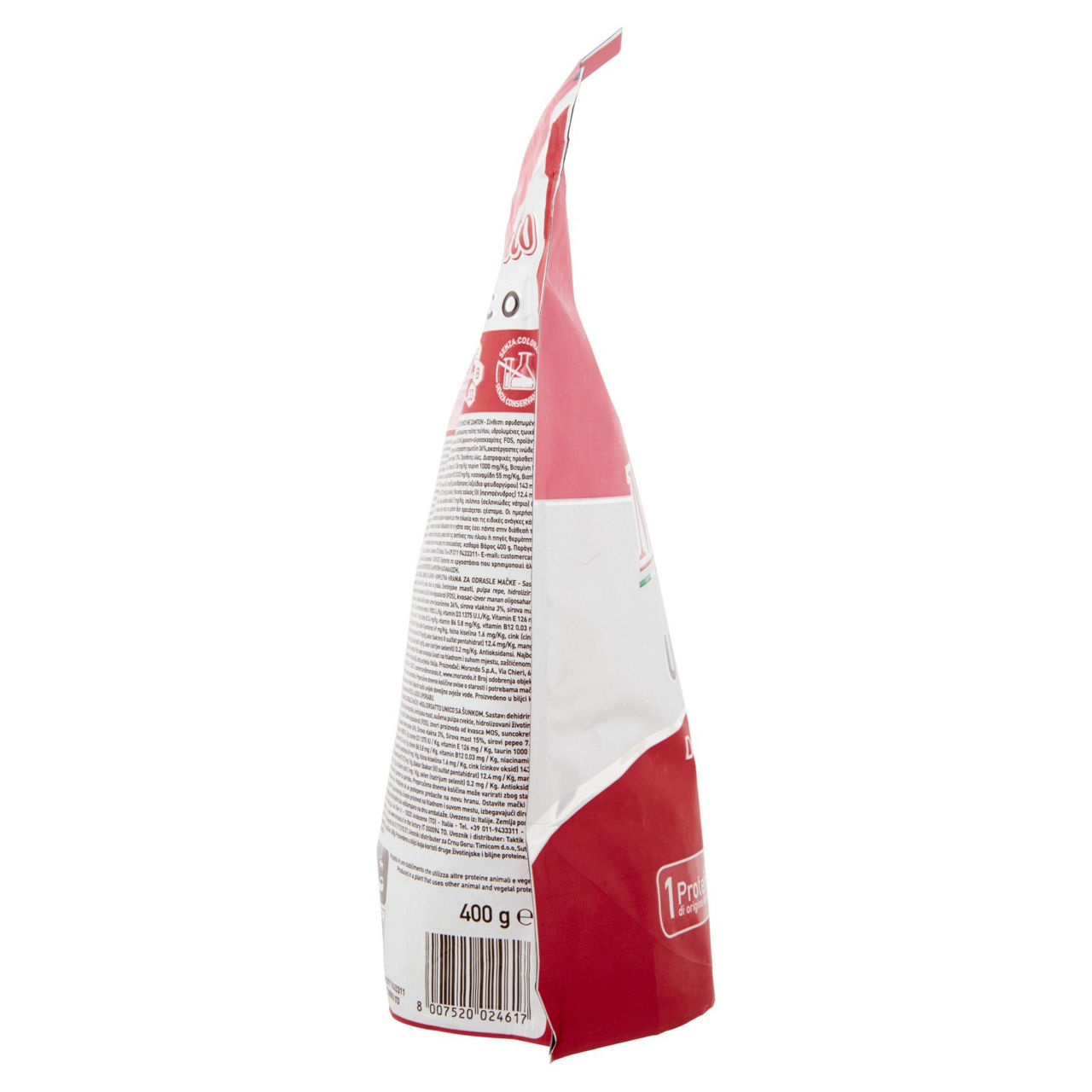SECCO GATTO MIGLIORGATTO UNICO CROCCANTINI SUINO CON PROSCIUTTO BUSTA  GR.400 - Immagine 11