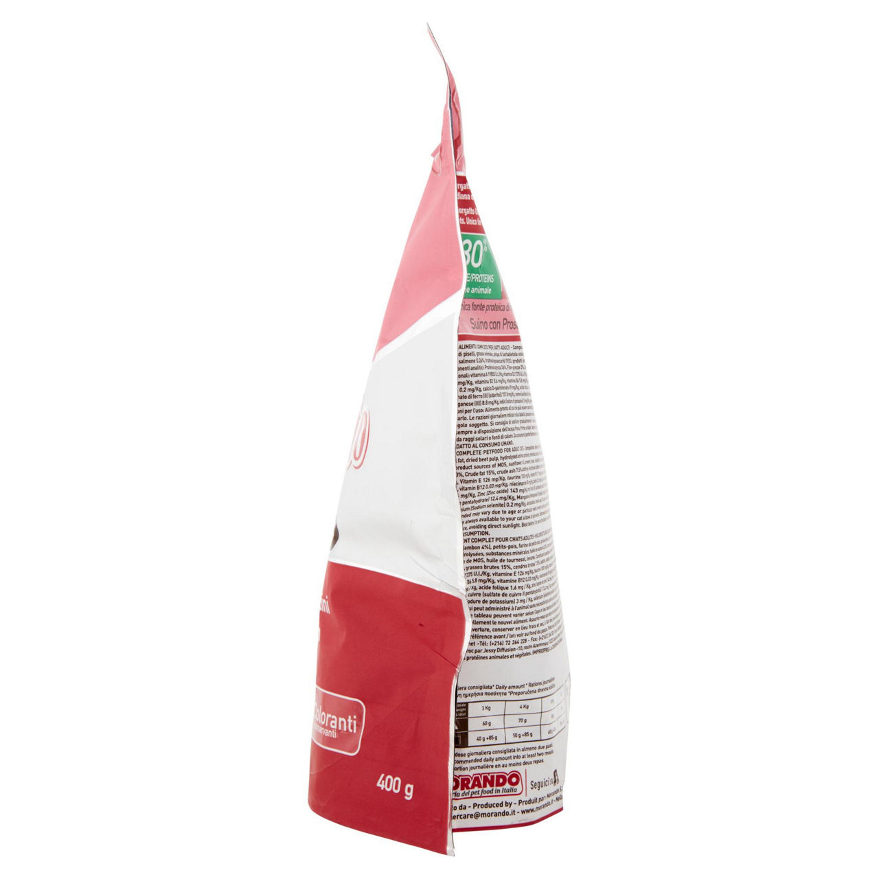SECCO GATTO MIGLIORGATTO UNICO CROCCANTINI SUINO CON PROSCIUTTO BUSTA  GR.400 - Immagine 21