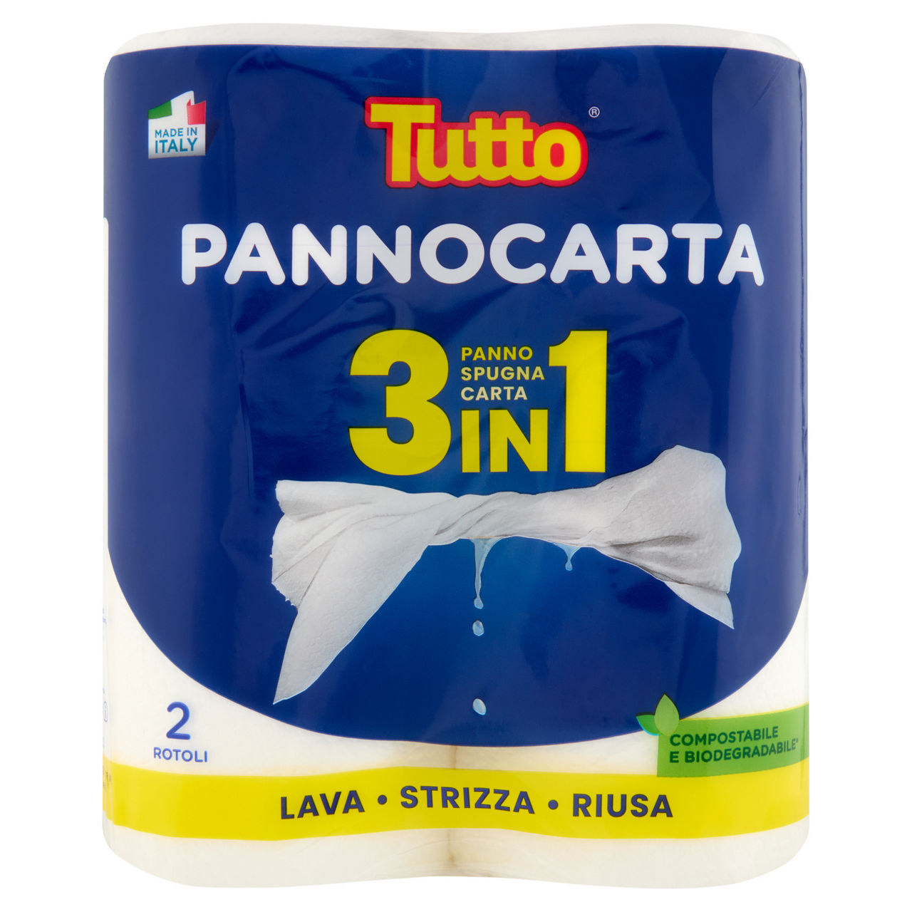 Pannocarta tutto  3 in 1 new + 40% di performance pz 2 - Immagine 01
