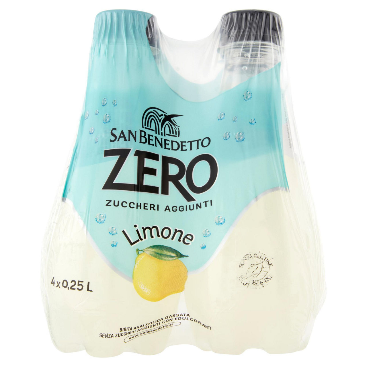 Bibita al limone zero zuccheri 4 pz x 250 ml