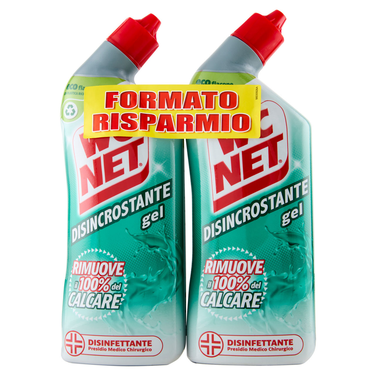 Detergente wc disincrostante gel 2 pz x 700 ml - Immagine 01