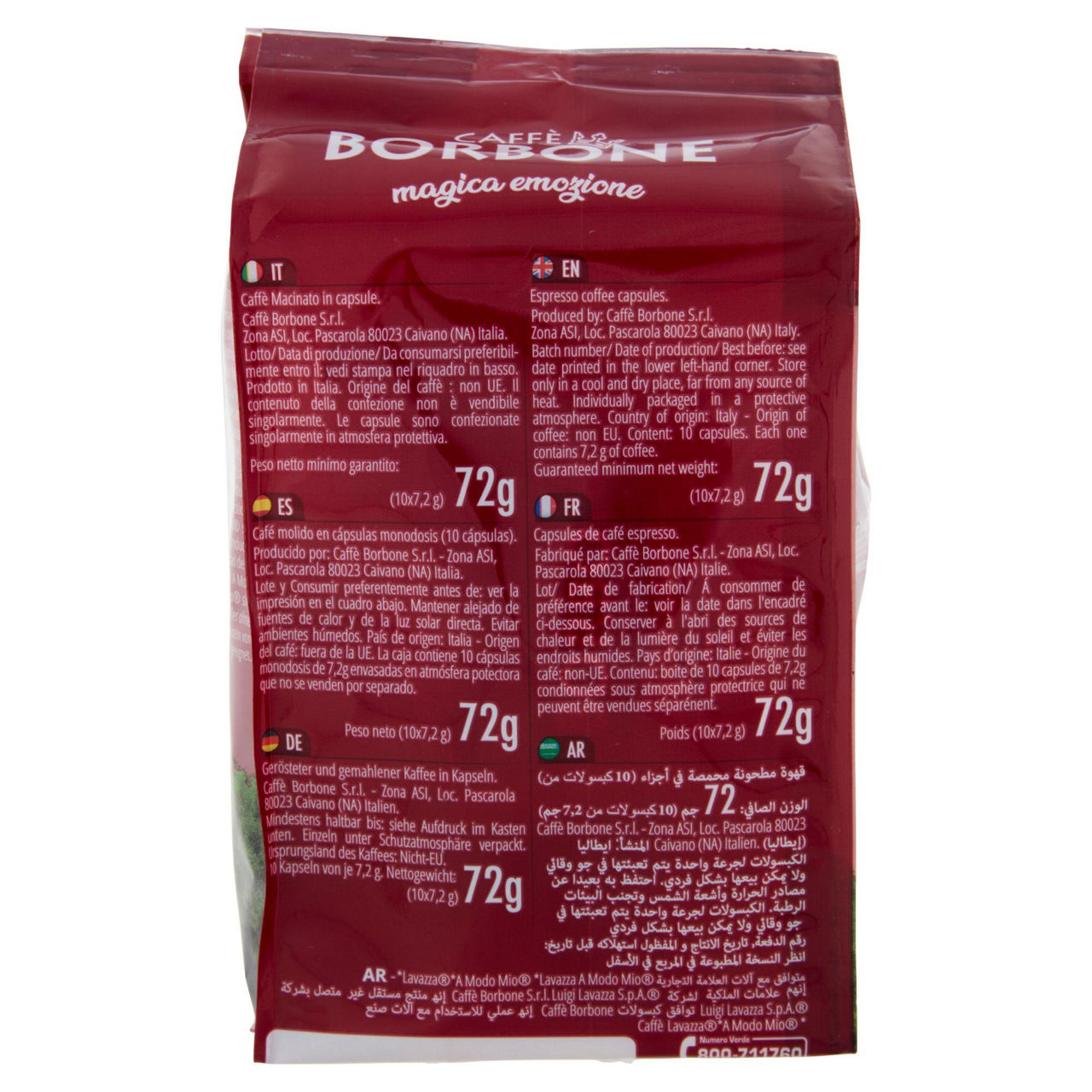 Caffè in capsule miscela suprema compatibili con Lavazza A Modo Mio 10 pz - Immagine 31