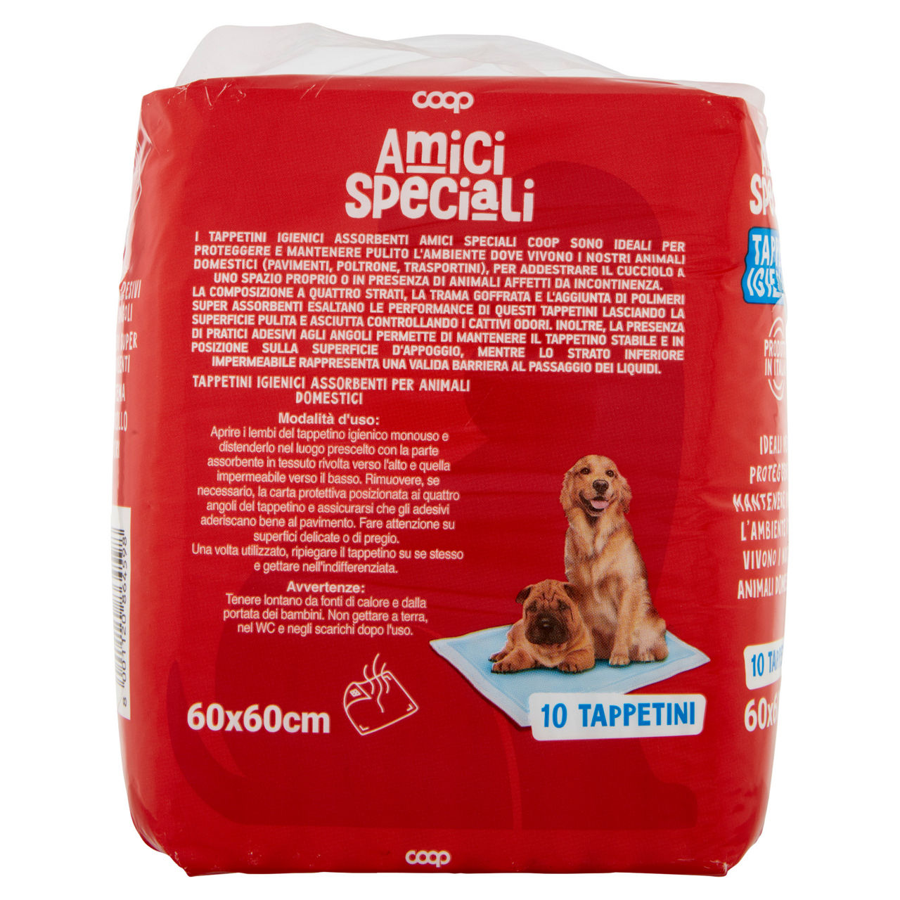 Tappetini assorbenti per animali domestici 60x60 cm 10 pz - Immagine 11