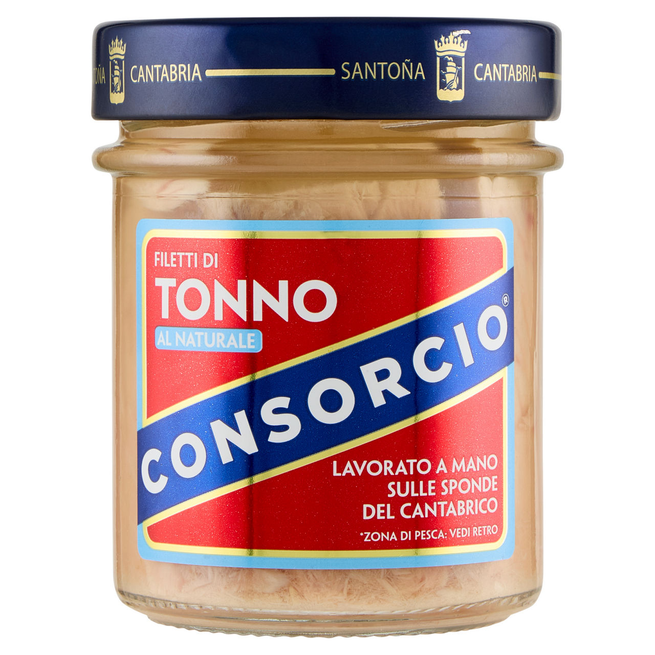 Filetti di tonno al naturale 180 gr
