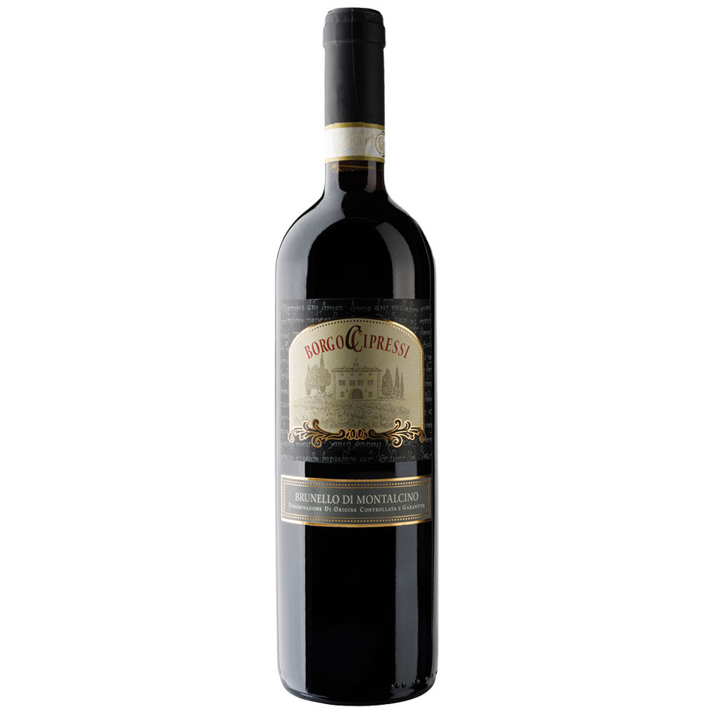 Vino rosso Brunello di Montalcino DOCG borgo Cipressi 750 ml  - Immagine 01