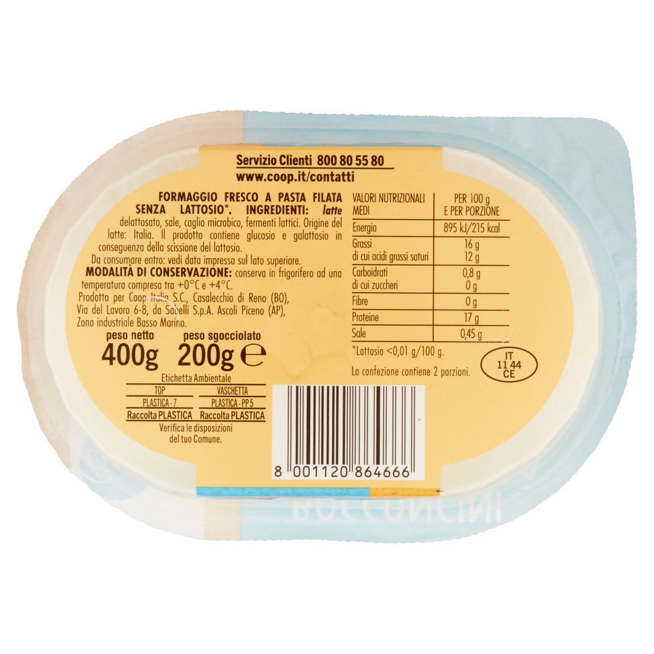 Bocconcini di mozzarella senza lattosio 200 gr - Immagine 31