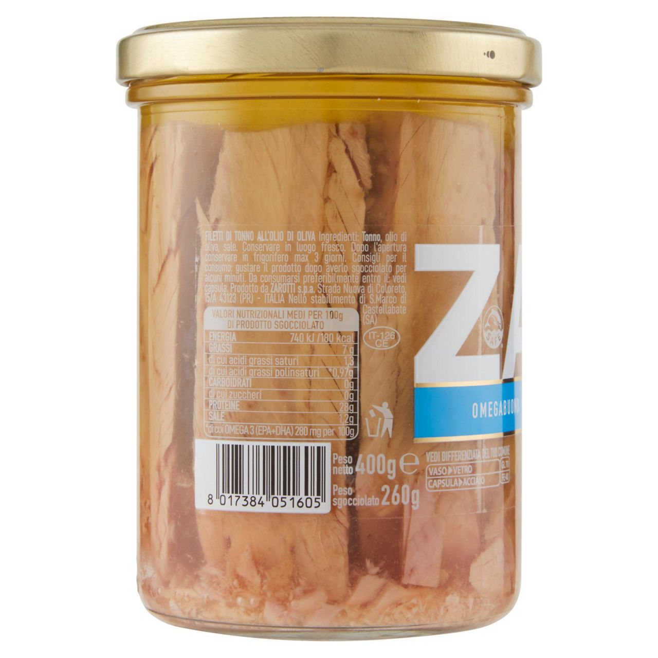 Filetti di tonno in olio d'oliva 400 gr - Immagine 21