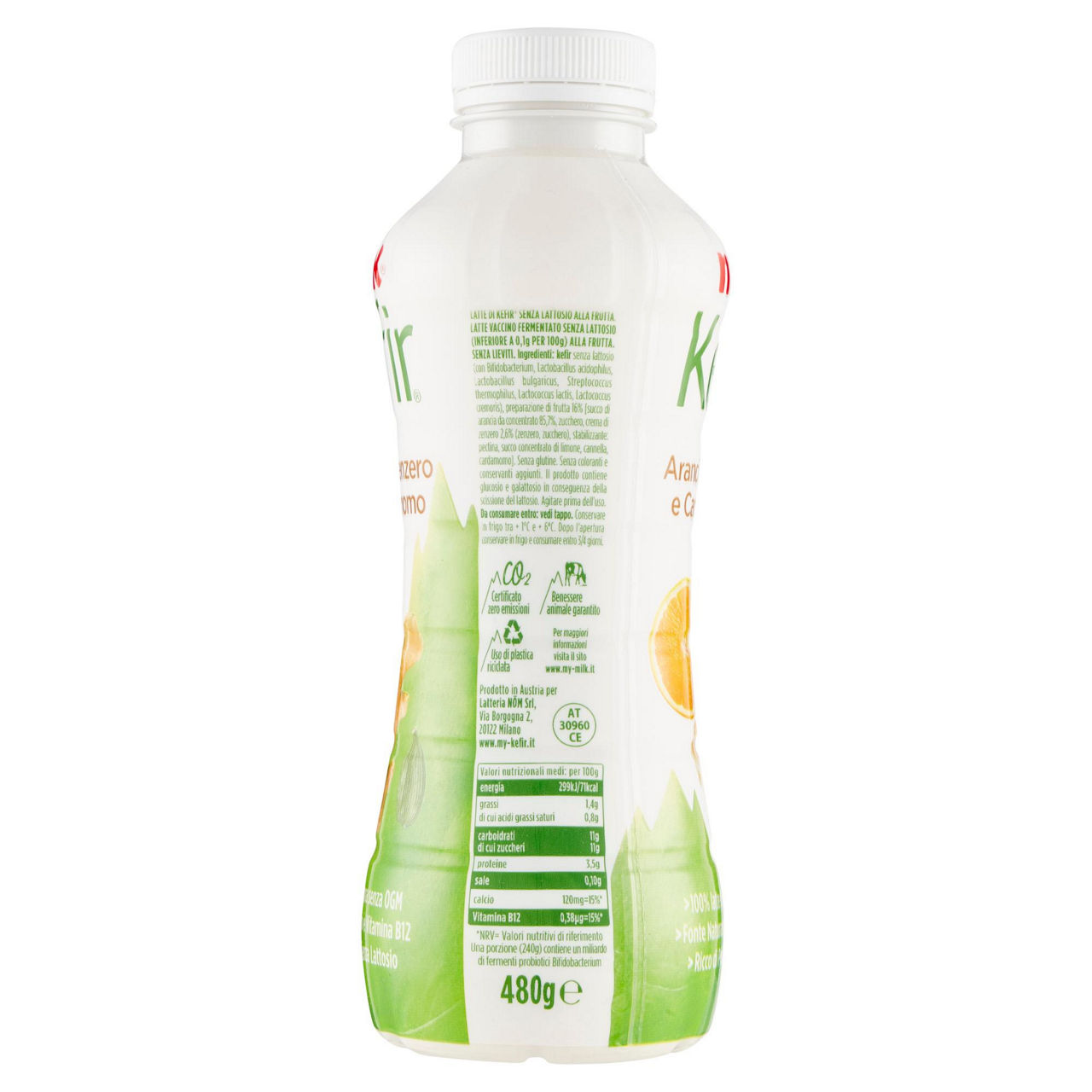 Kefir da bere all'arancia zenzero e cardamomo 480 gr - Immagine 21