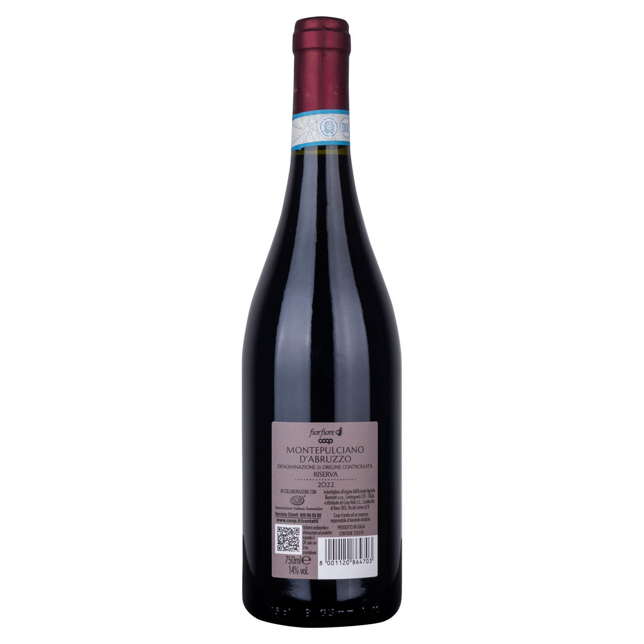 Vino rosso Montepulciano d'Abruzzo DOC Riserva 750 ml - Immagine 11