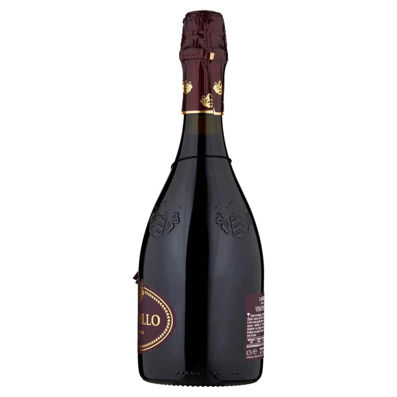 Vino spumante rosso dry Marcello Lambrusco dell'Emilia IGP 750 ml - Immagine 11