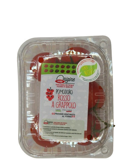 Pomodori rossi a grappolo 500 gr - Immagine 01