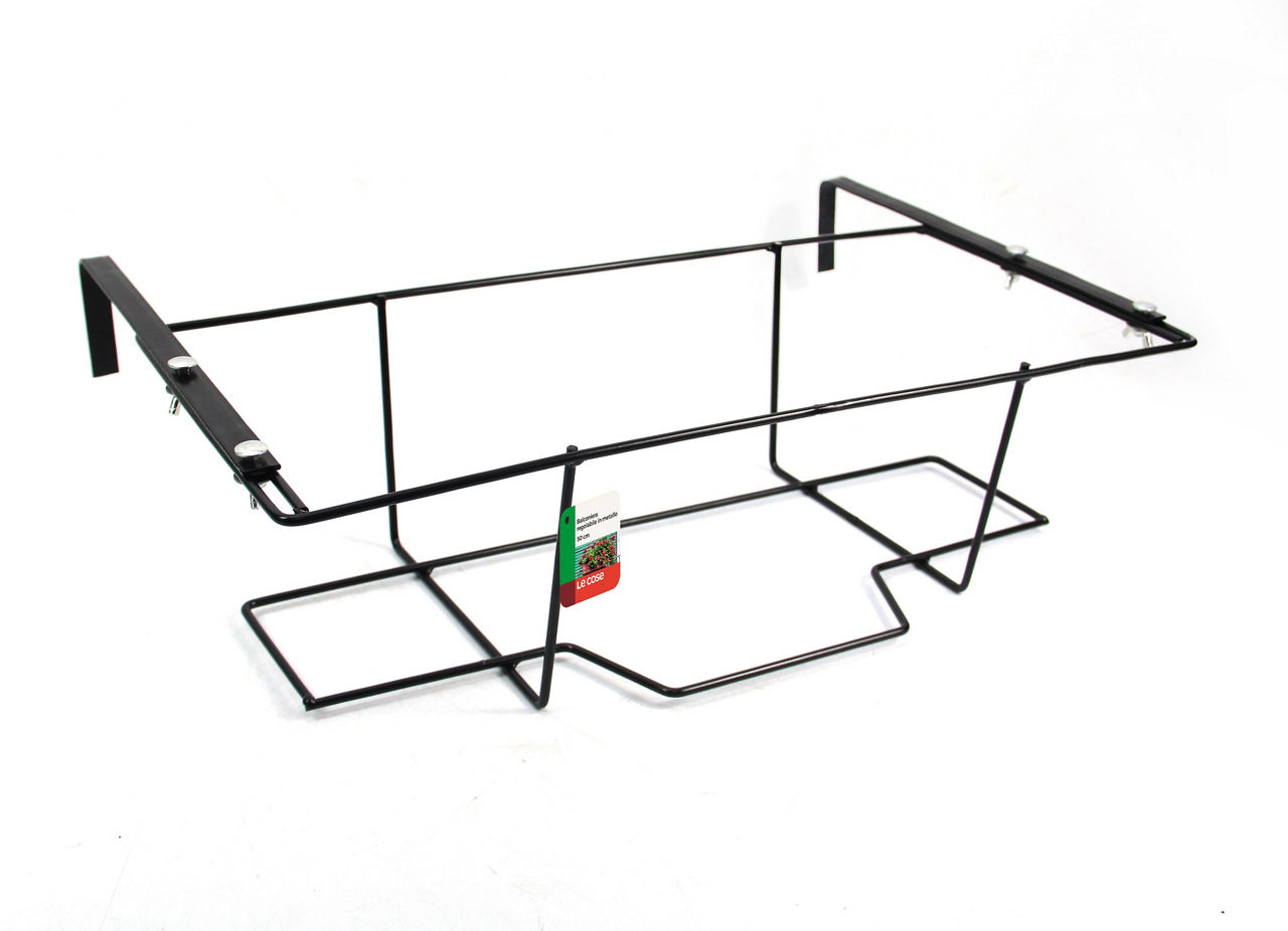 Balconiera  regolabile  cm 50 in metallo - Immagine 01