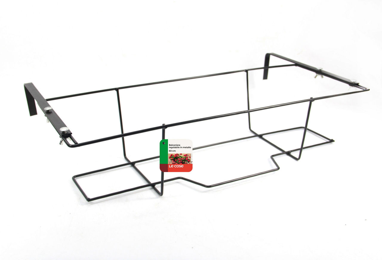 Balconiera  regolabile  cm 60 in metallo