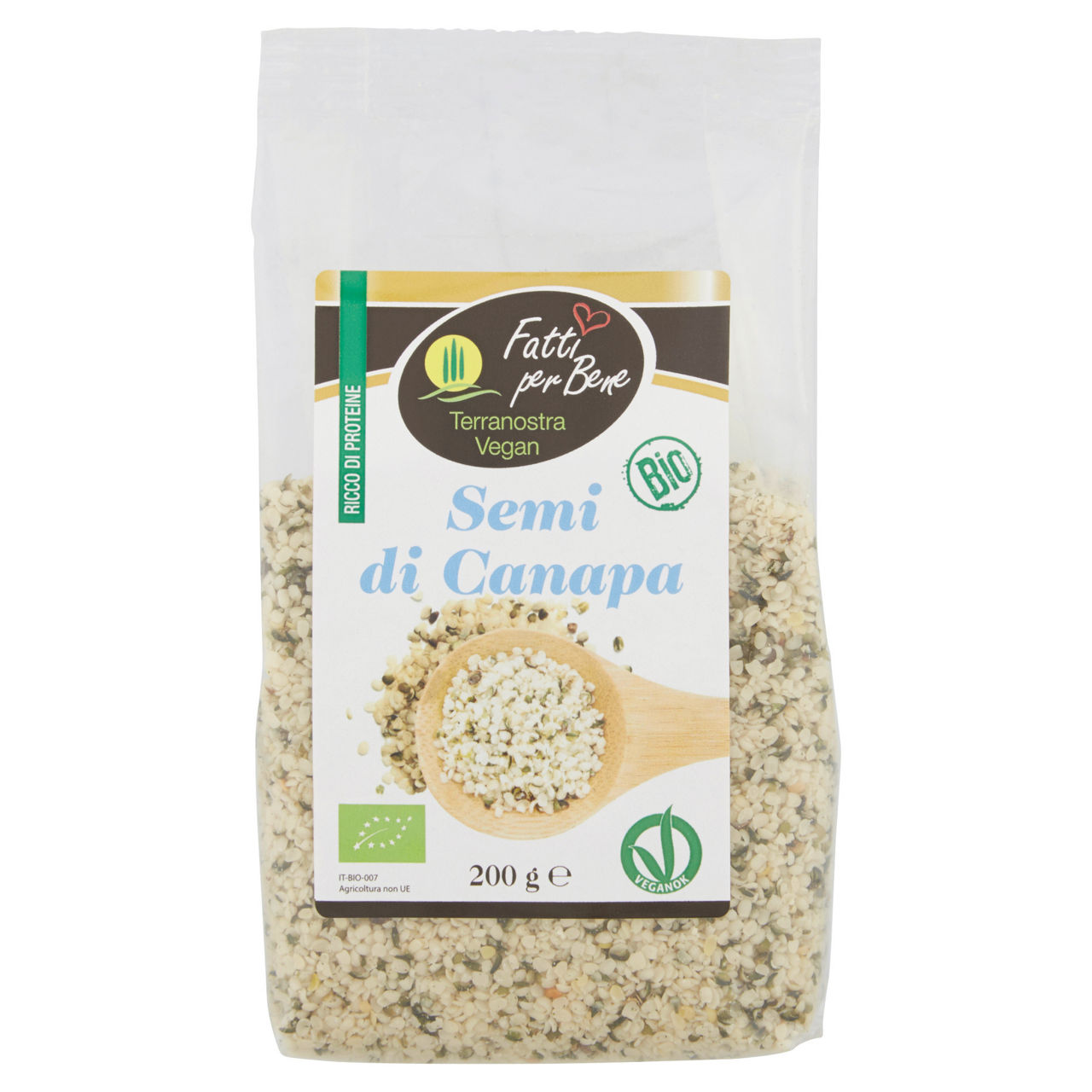 Semi canapa decortic.bio g200 - Immagine 01