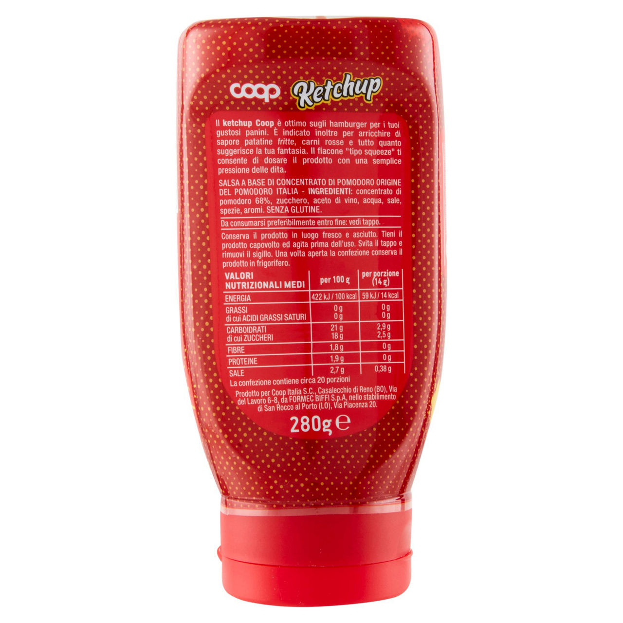 Ketchup coop flacone  squeeze g280 - Immagine 51