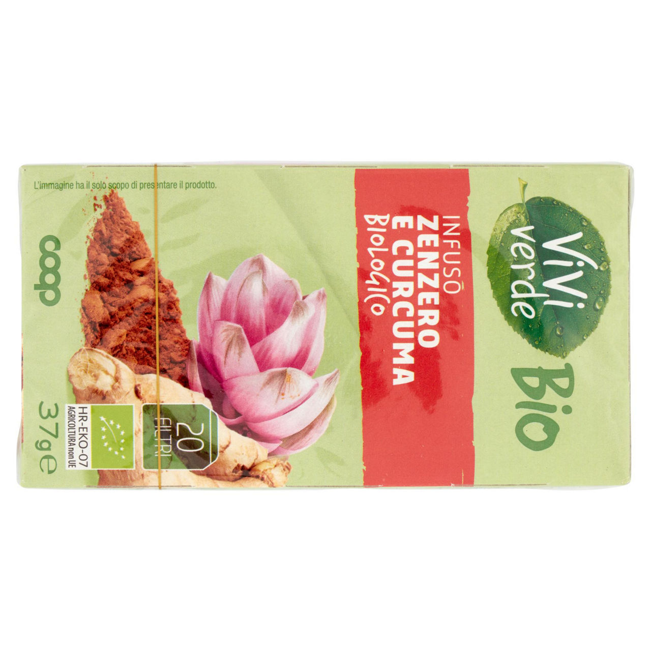 Infuso zenzero e curcuma bio 20 filtri - Immagine 21