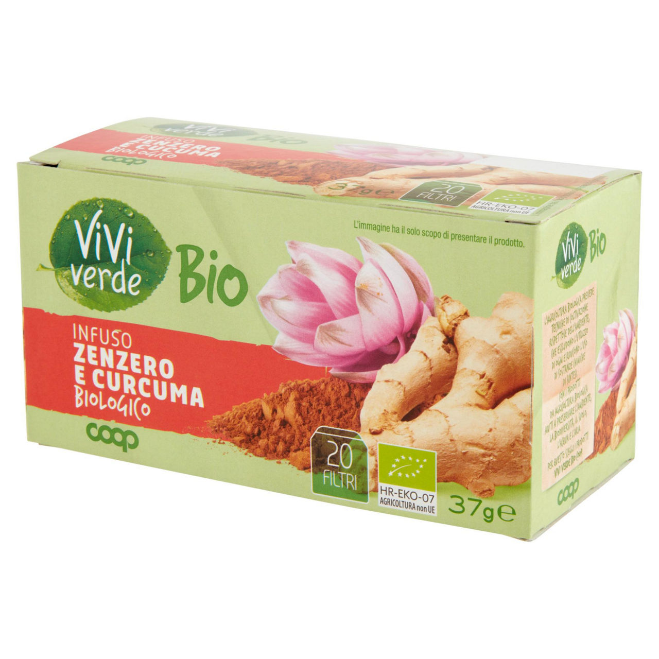 Infuso zenzero e curcuma bio 20 filtri - Immagine 51
