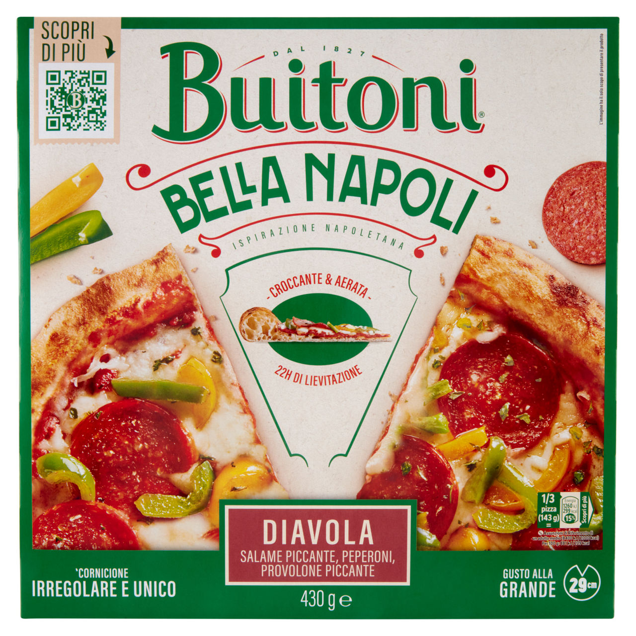 Pizza diavola 430 gr - Immagine 01